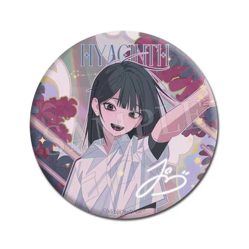 BEMOE Link Click Birth Flower Series Tinplate Badge Series - Image 5