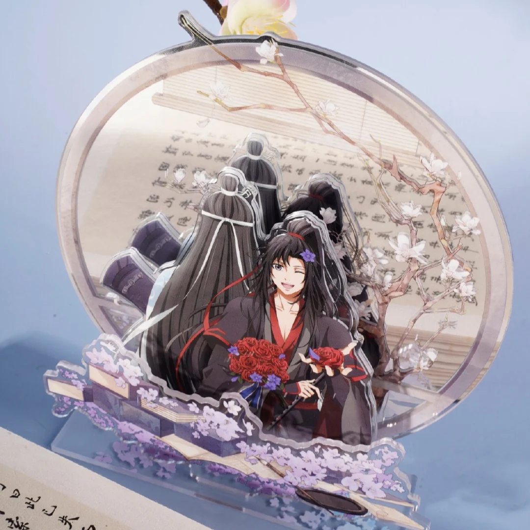 MDZS WWX Birthday Mirror Reflective Acrylic Stand - Image 2