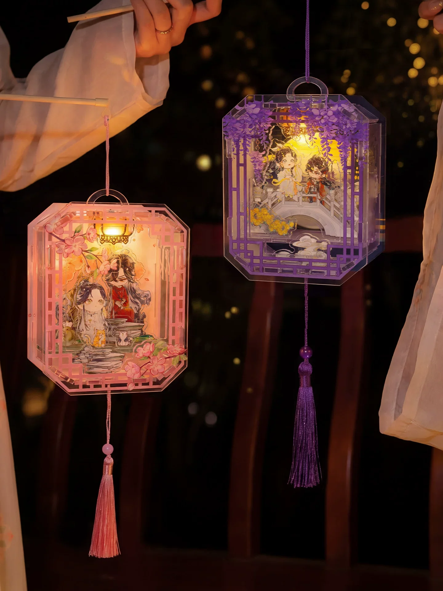 TGCF Acrylic Puzzle  Lantern  - Three Thousand Lanterns Blind Box - Image 2
